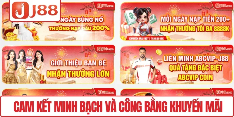 Cam kết minh bạch và công bằng khuyến mãi