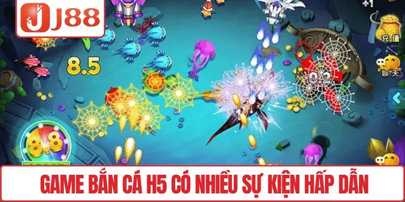 Game bắn cá H5 có nhiều sự kiện hấp dẫn